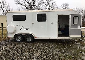 2015 Trailers Usa Custom 2 Horse Warm Blood Size! 2015 Other Horse Trailer in Lima, Ohio