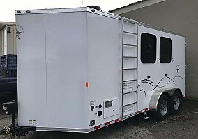2019 Dixie Star 5' Living Quarters Bumper Pull 2 Horse Trailer W 2019 Other Horse Trailer in Elkahrt, Indiana