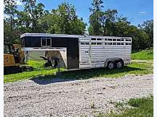 Grey 2022 Featherlite Trailer