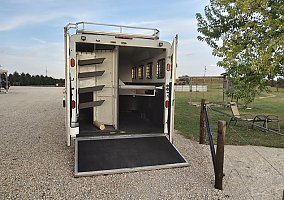 2007 Bison Horse Trailer in Steward, Illinois