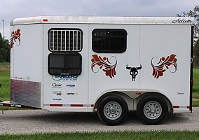 2015 Adam Horse Trailer in Columbia City, Indiana