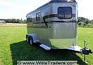 2022 Hawk 2H With Dressing Room 2022 Hawk Horse Trailer in Winthrop, Maine